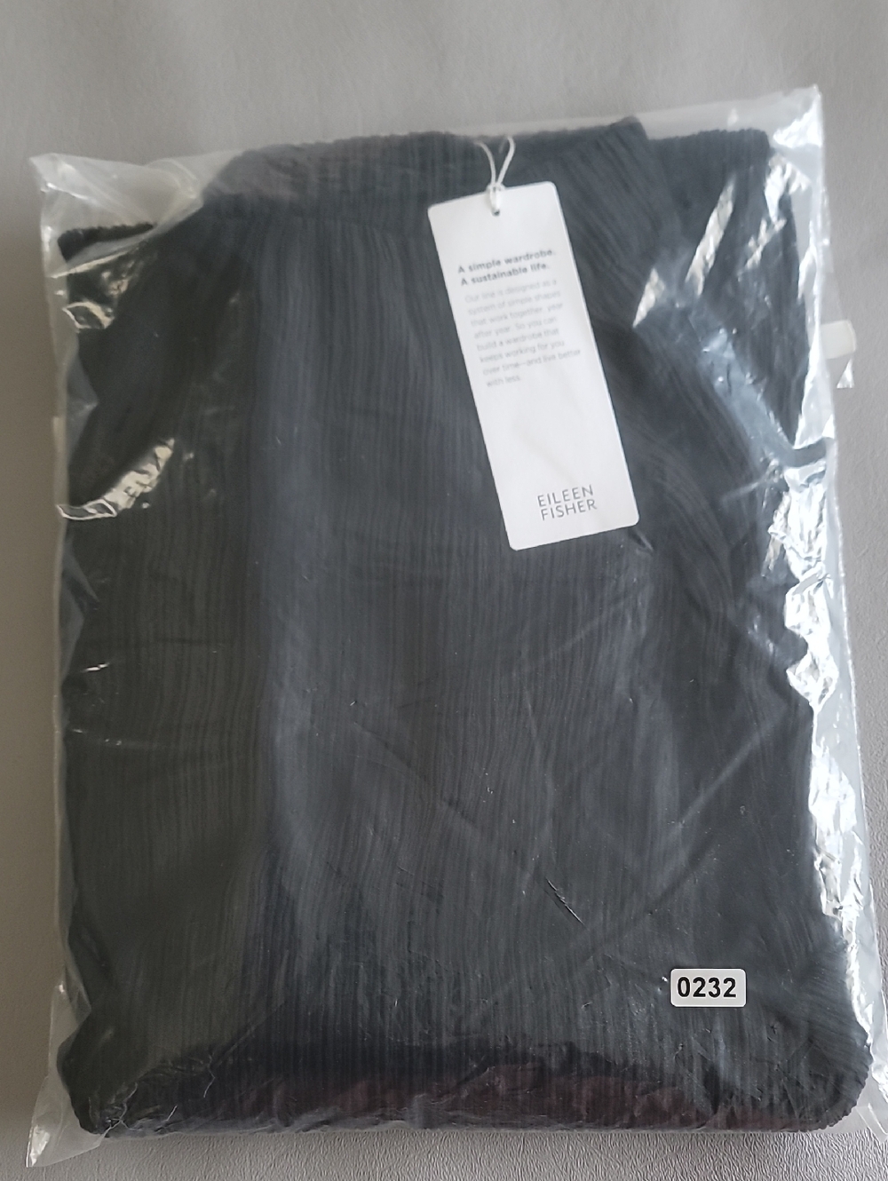 Eileen Fisher Black Accordion Silk  Jacquard A-Line Skirt Size XXS - Picture 9 of 9